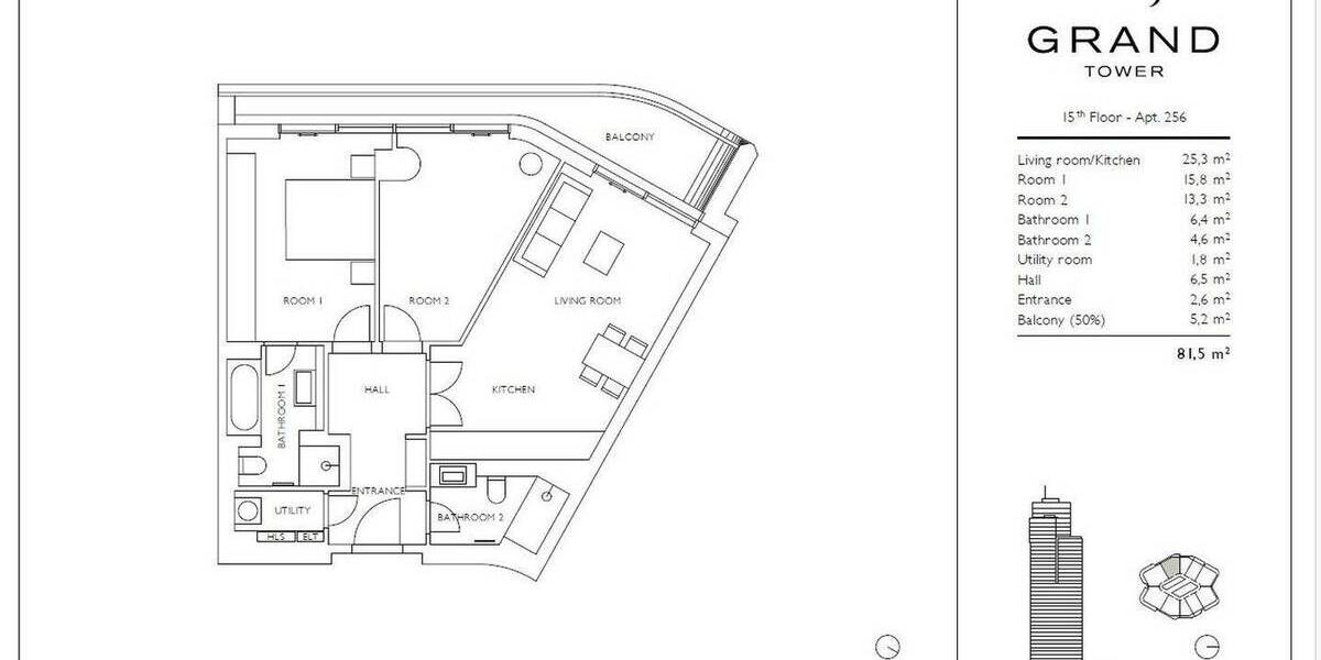 Etagenwohnung Frankfurt am Main Gallus - 3 Zimmer, 81 m&sup2;, 1.950&euro; | Angebot:26829309
