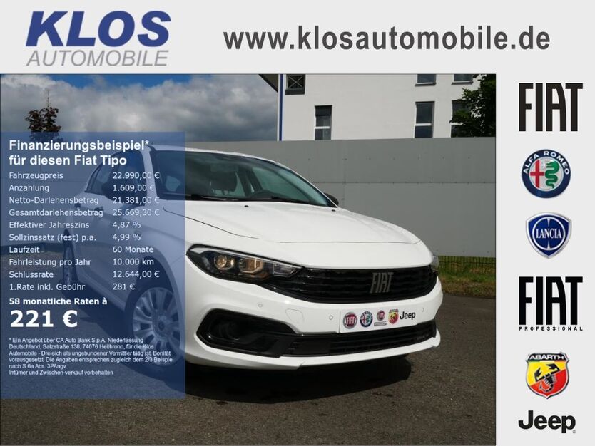 Fiat Tipo 12.258 km 19.990 € Dreieich 63303