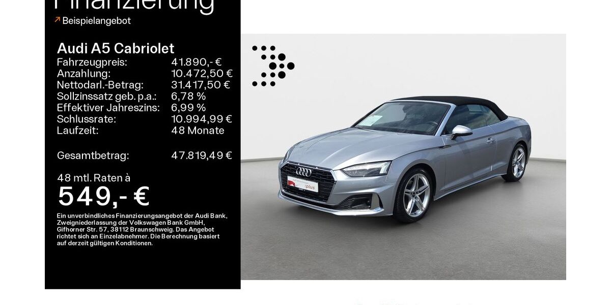 Audi A5 8.089 km 39.890 &euro; Bad Nauheim 61231