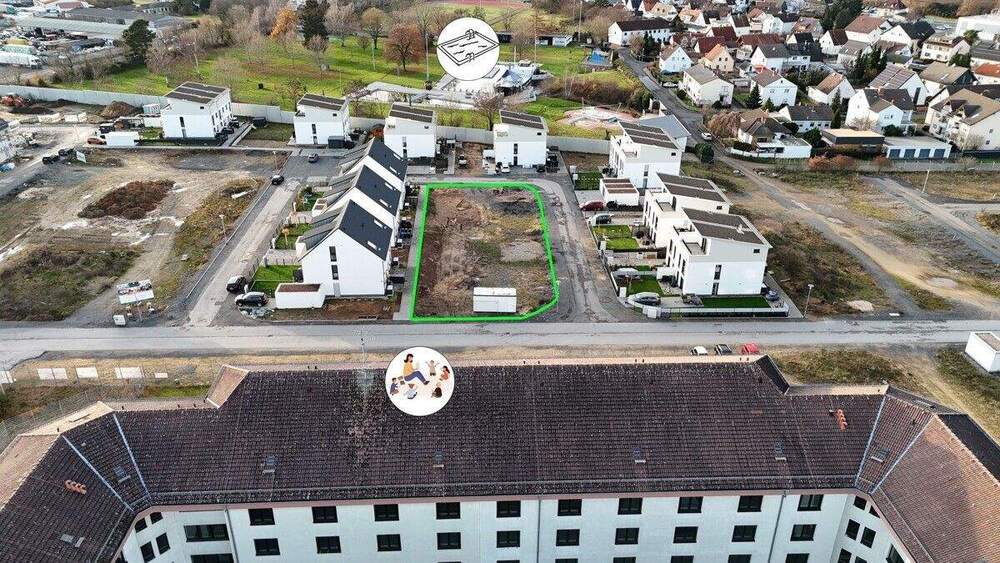 DIETZ: 6 Reihenhausgrundstücke mit Baugenehmigungen im neuen Babenhäuser Wohnquartier Kaisergärten! zimmer