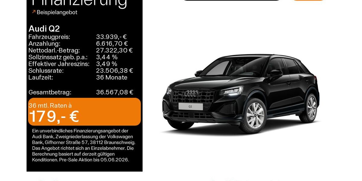 Audi Q2 10.800 km 33.499 &euro; Hanau 63452