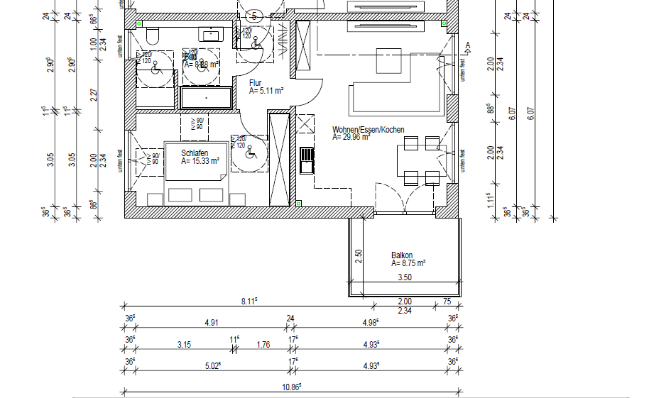 Etagenwohnung Friedberg - 2 Zimmer, 68 m&sup2;, 462.100&euro; | Angebot:25776419