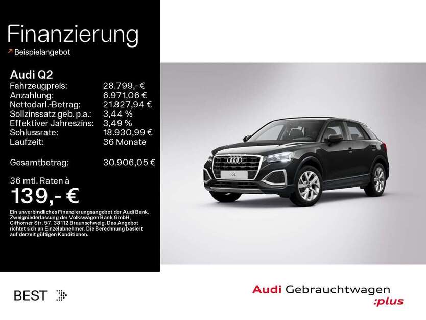 Audi Q2 25.500 km 28.799 € Mühlheim a. Main 63165