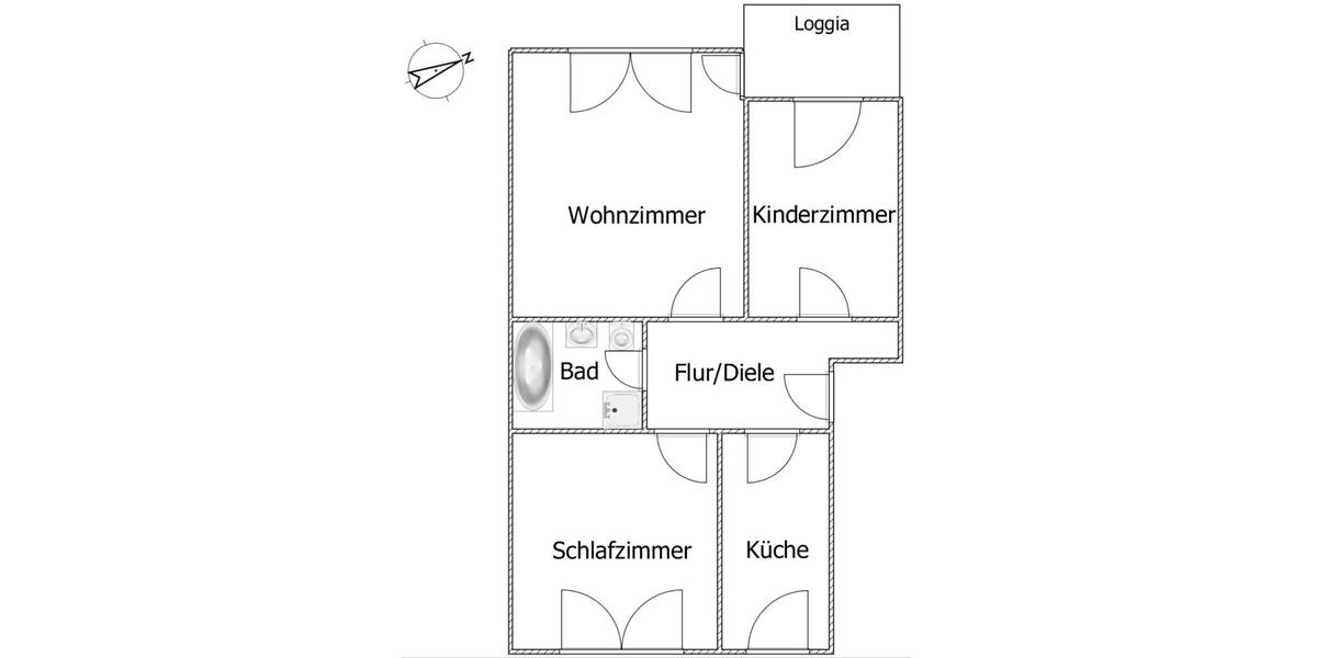 3 ZKBB in ruhiger und zentraler Wohnlage - Hofheim Kernstadt 3 zimmer