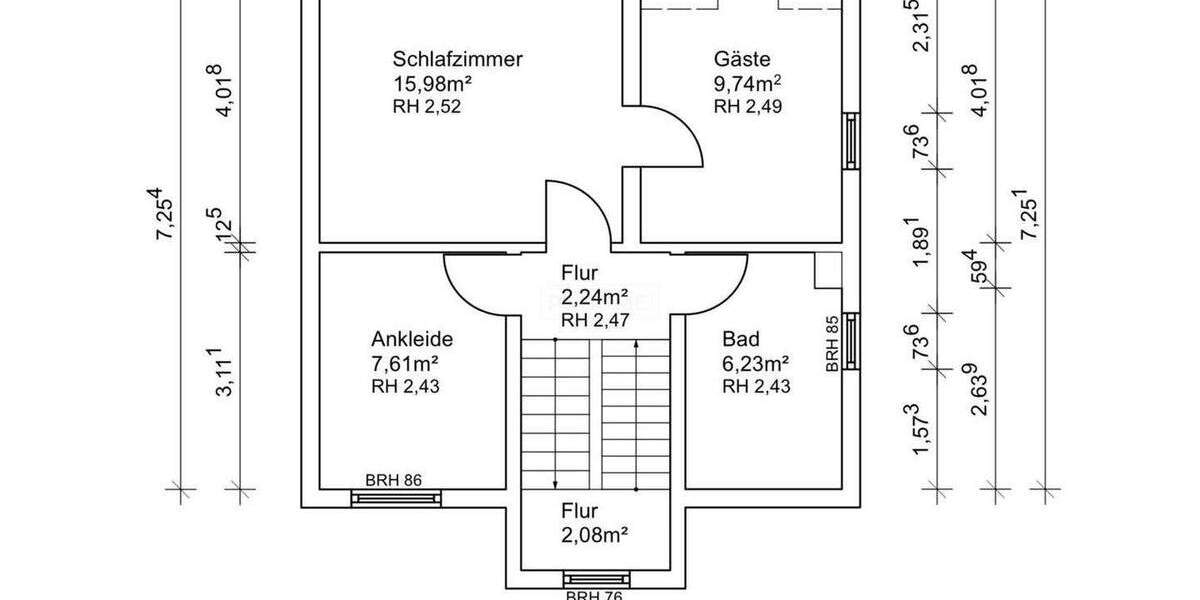 Doppelhaushälfte Roßdorf - 4 Zimmer, 86 m&sup2;, 250.000&euro; | Angebot:25733040