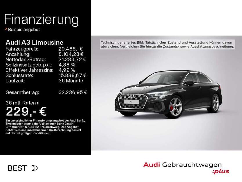 Audi A3 34.100 km 29.488 € Mühlheim a. Main 63165