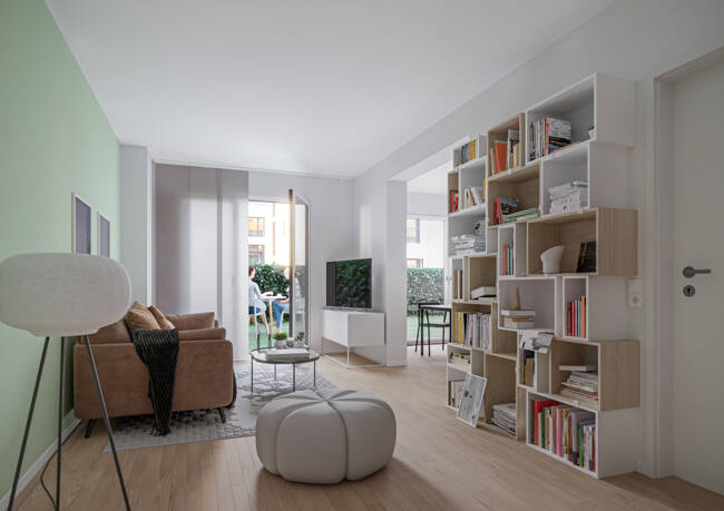Etagenwohnung Niederdorfelden - 2 Zimmer, 57 m&sup2;, 332.900&euro; | Angebot:25704359