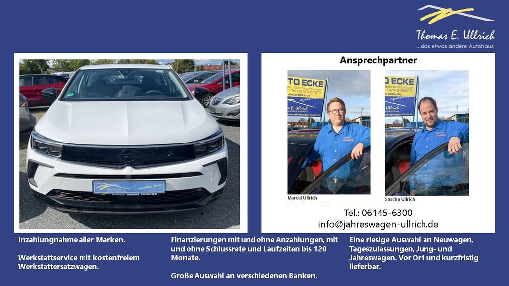 Opel Grandland (X) 25.000 km 22.995 &euro; Rüsselsheim 65428