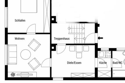 Wohnung Dreieich - 2 Zimmer, 43 m&sup2;, 850&euro; | Angebot:26455965