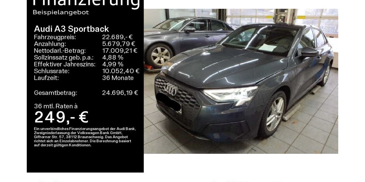 Audi A3 85.380 km 22.689 &euro; Hanau 63452