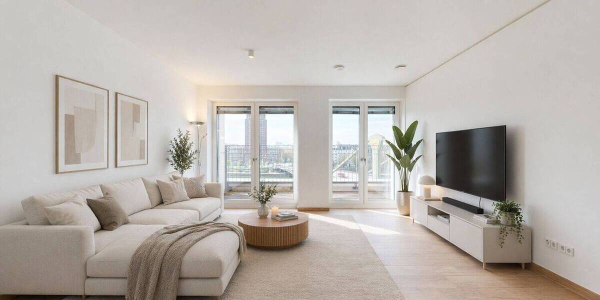 Etagenwohnung Frankfurt am Main Ostend - 2 Zimmer, 79 m&sup2;, 850.000&euro; | Angebot:26257179