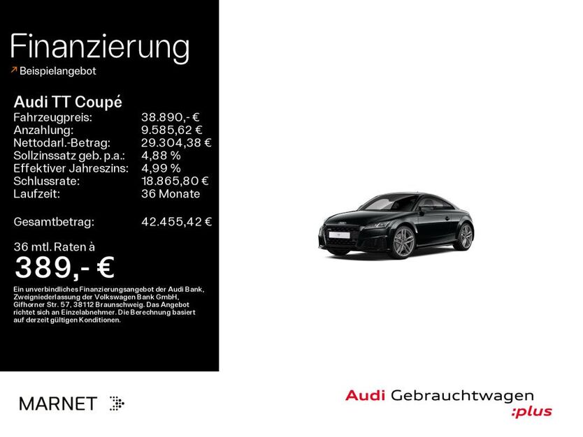 Audi TT 41.198 km 38.890 € Bad Nauheim 61231