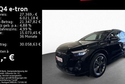 Audi Q4 e-tron 21.950 km 27.369 &euro; Offenbach am Main 63071