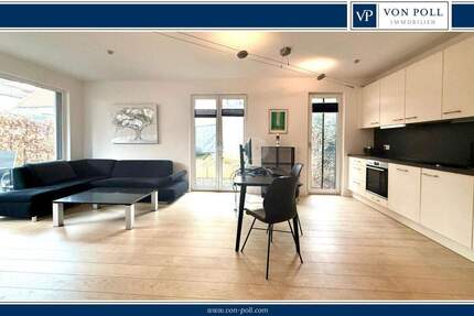 Hochwertige Gartenwohnung mit Westterrasse und Garage 2 zimmer