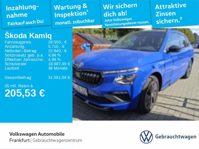 Skoda Kamiq 24.107 km 28.550 € Frankfurt 60326