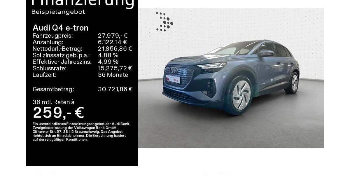 Audi Q4 e-tron 68.500 km 27.479 &euro; Hanau 63452