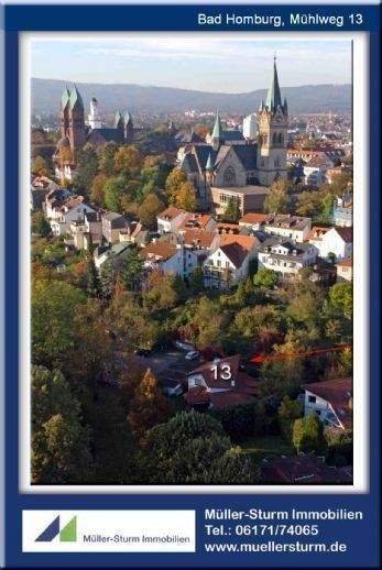 BAD HOMBURG v.d.H. Freistehendes, repräsentatives Wohnhaus in herrlicher City-Lage
