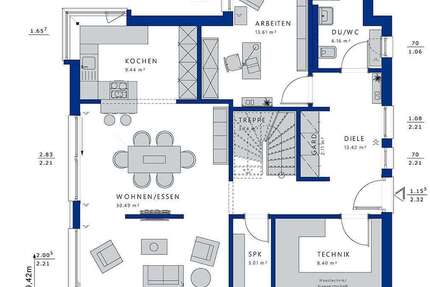 Haus Groß-Umstadt Umstadt - 5 Zimmer, 151 m&sup2;, 599.846&euro; | Angebot:26256239