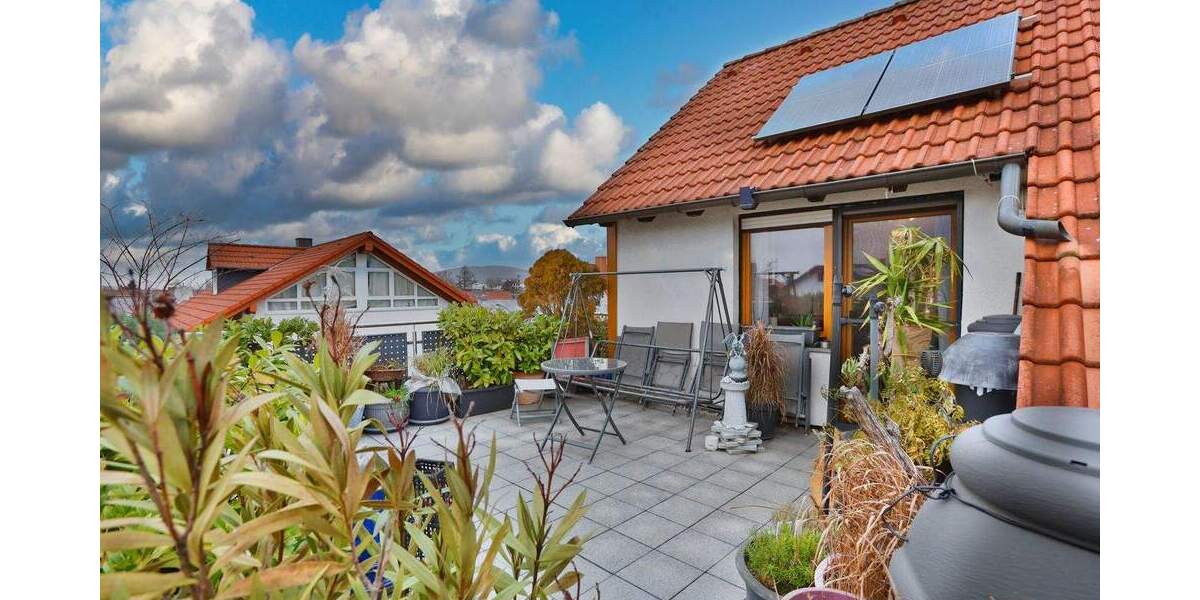 Traumhafte 3,5-Zimmer-Wohnung mit Dachterrasse & Top-Ausstattung in Freigericht 3 zimmer