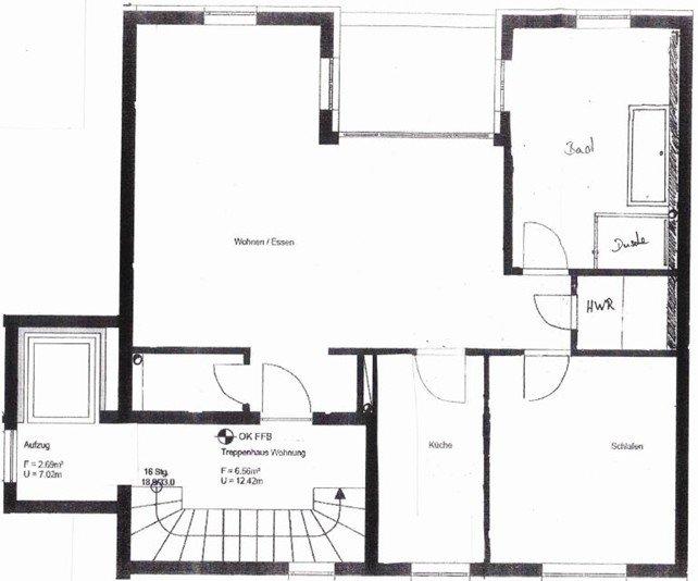 Etagenwohnung Offenbach am Main Hafen - 2 Zimmer, 86 m&sup2;, 1.650&euro; | Angebot:26496332