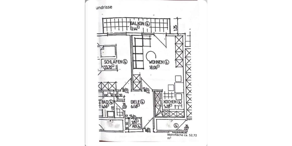 Hochparterre Roßdorf - 2 Zimmer, 52 m&sup2;, 199.000&euro; | Angebot:26222700