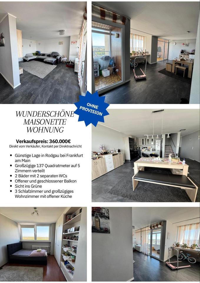 Große Maisonette Wohnung 5-Zi. in Rodgau-Nieder-Roden 137qm *TOP* zimmer