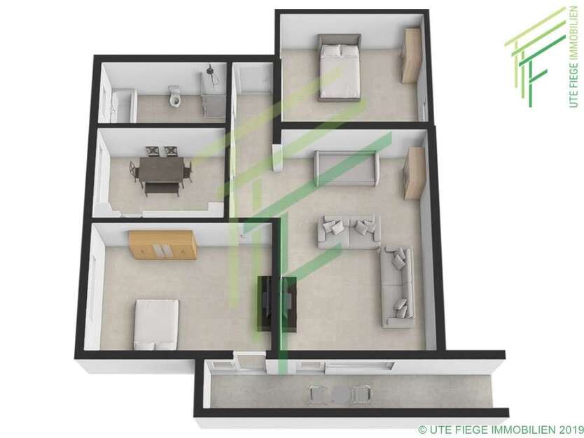 Wohnung zum Mieten in Heusenstamm 1.200 € 86 m²