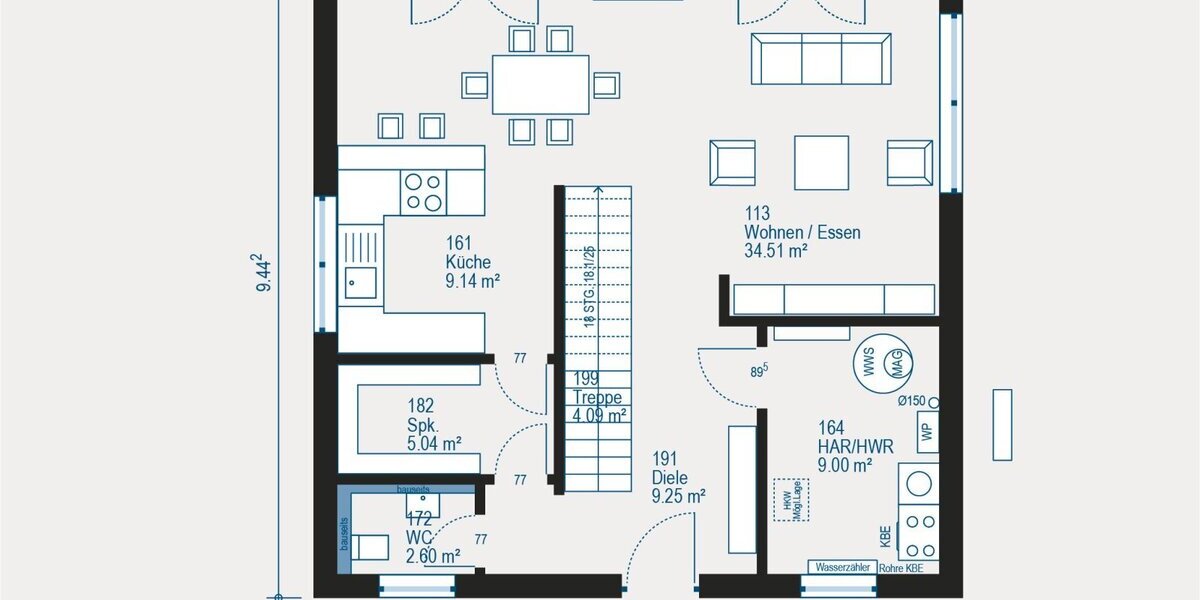 Ihr Traum vom Einfamilienhaus - Individuell projektiert und perfekt geplant in Kriftel - Einfamilienhaus Kriftel | Angebot:27312629