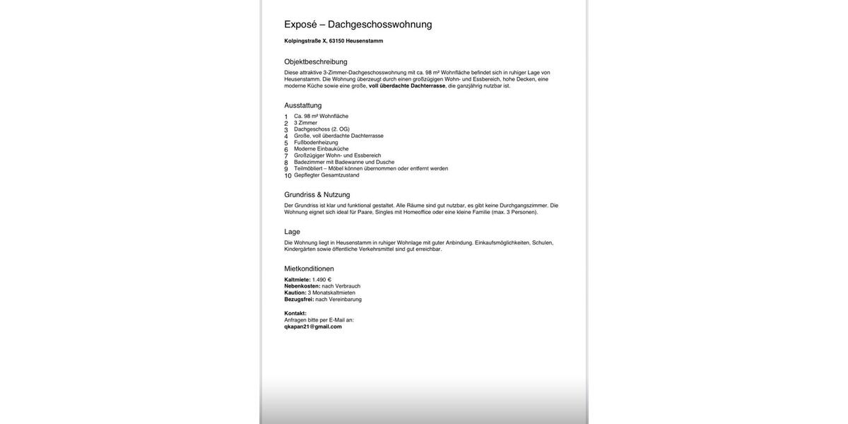 Heusenstamm 3Zimmer Wohnung 98m2 3 zimmer