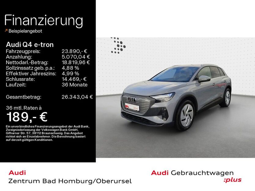 Audi Q4 e-tron 54.522 km 23.890 € Oberursel 61440