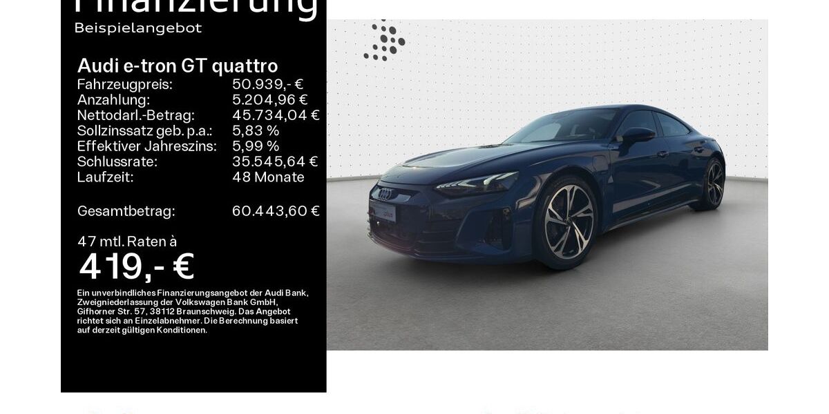 Audi e-tron GT 46.400 km 50.939 &euro; Hanau 63452