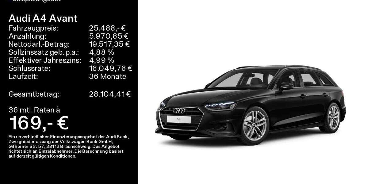 Audi A4 72.900 km 25.488 &euro; Mühlheim a. Main 63165