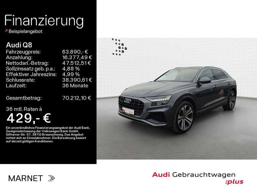 Audi Q8 46.922 km 63.890 € Bad Nauheim 61231