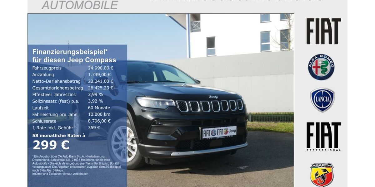 Jeep Compass 13.610 km 24.990 &euro; Dreieich 63303