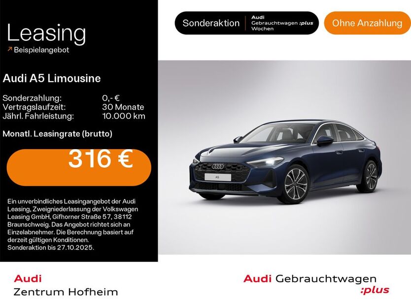 Audi A5 27.473 km 42.480 € Hofheim 65719
