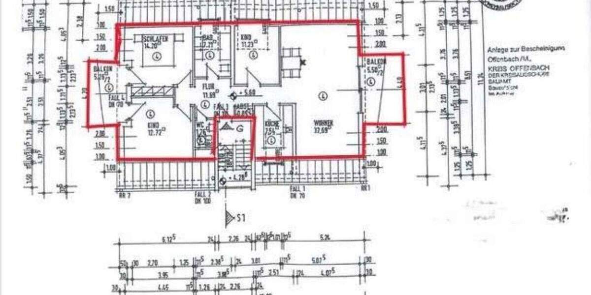 Etagenwohnung Rödermark Ober-Roden - 4 Zimmer, 102 m&sup2;, 350.000&euro; | Angebot:25057855