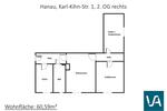 Etagenwohnung Hanau Großauheim - 3.5 Zimmer, 61 m&sup2;, 637&euro; | Angebot:26211492