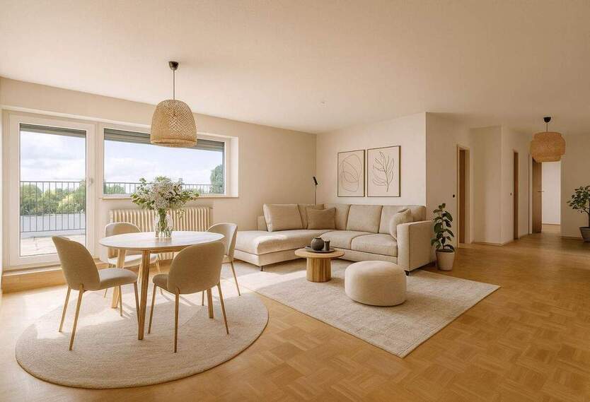 2-Zimmer-Wohnung in zentraler Lage mit Blick auf die Skyline 2 zimmer