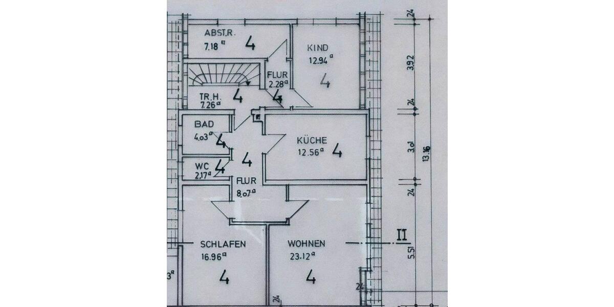Etagenwohnung Gründau - 4 Zimmer, 100 m&sup2;, 900&euro; | Angebot:26321018