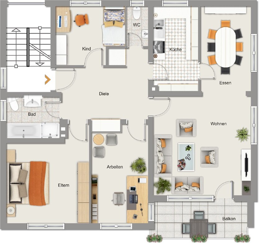 albero:) Attraktives Dreifamilienhaus - Gartenetage sofort beziehbar! 11 zimmer