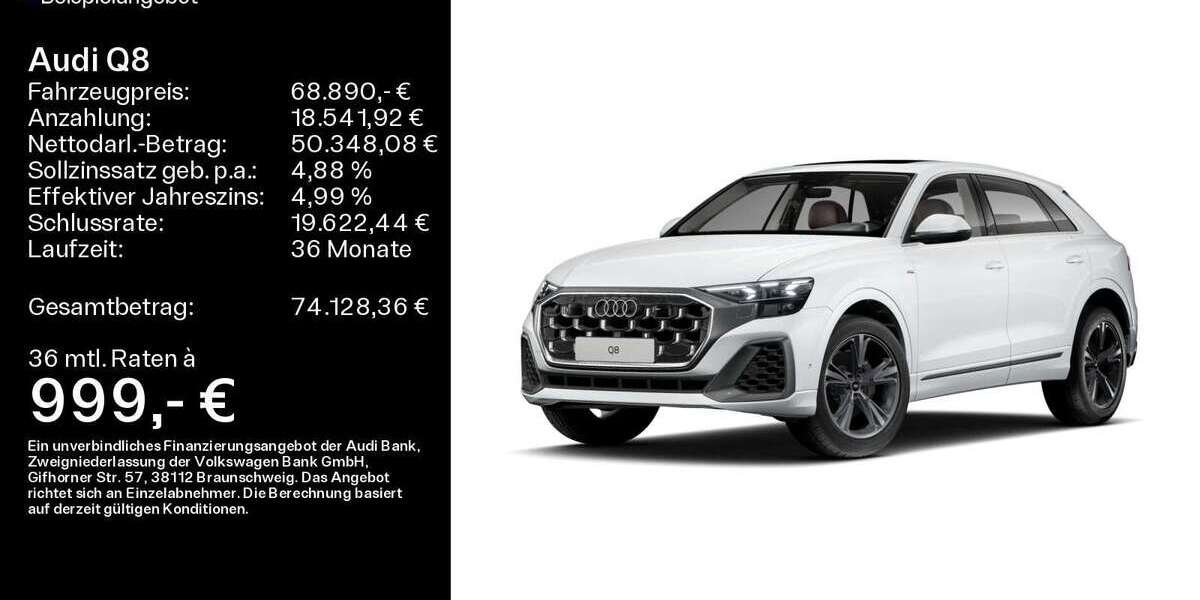 Audi Q8 13.975 km 68.890 &euro; Bad Nauheim 61231