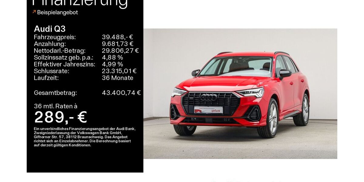 Audi Q3 20.400 km 39.488 &euro; Mühlheim 63165