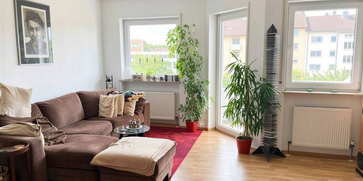 Etagenwohnung Aschaffenburg Damm - 2 Zimmer, 52 m&sup2;, 199.000&euro; | Angebot:26879352