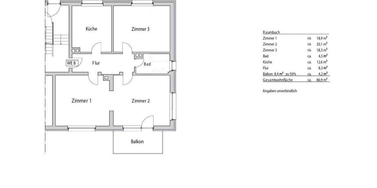 Erdgeschoßwohnung Rüsselsheim am Main - 3 Zimmer, 87 m&sup2;, 400.000&euro; | Angebot:26805248