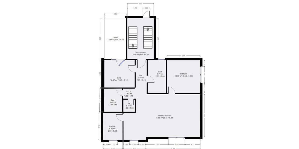 Praktische 3-4 und 7- Zi Wohnungen mit Balkon in Schöneck Büdesheim 4 zimmer