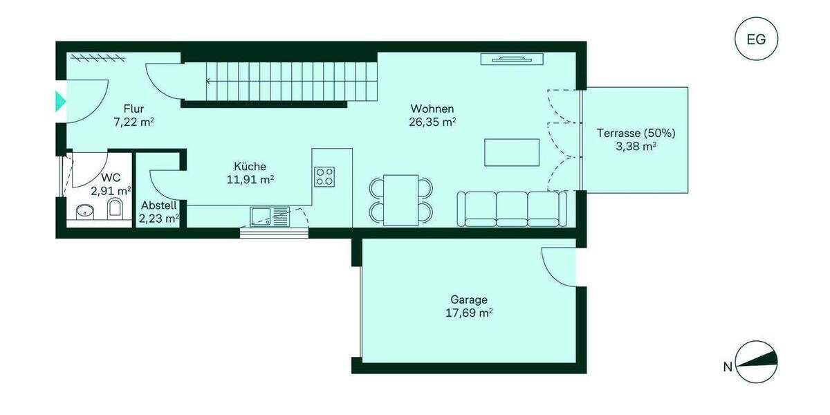 Reihenmittelhaus Langen - 5 Zimmer, 156 m&sup2;, 839.900&euro; | Angebot:25664204