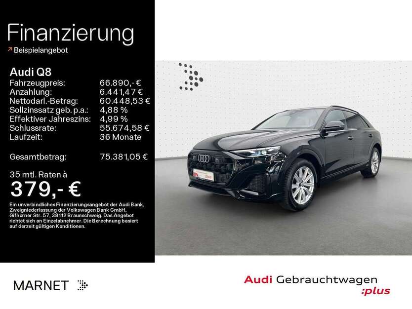 Audi Q8 21.716 km 66.890 € Bad Nauheim 61231