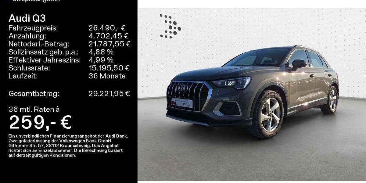 Audi Q3 73.878 km 26.490 &euro; Königstein-TS 61462