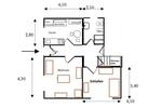 Erdgeschoßwohnung Wehrheim - 2 Zimmer, 48 m&sup2;, 890&euro; | Angebot:25568204