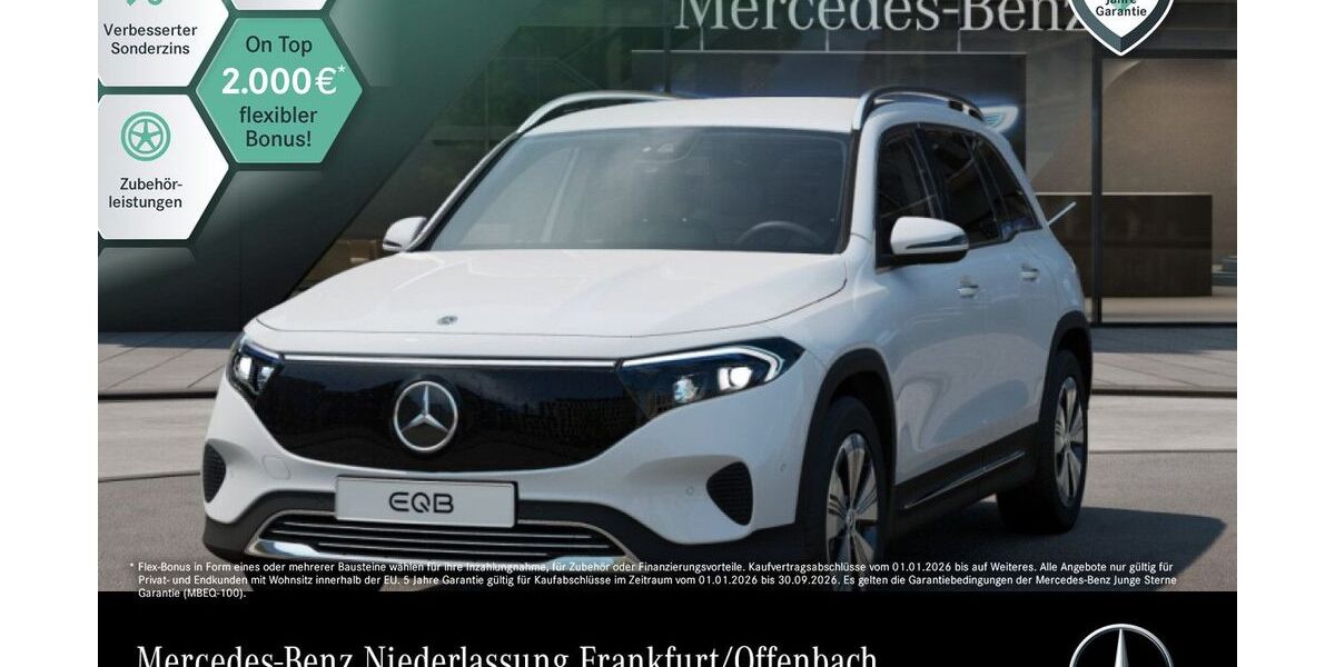 Mercedes-Benz EQB 14.499 km 36.990 &euro; Frankfurt 60599